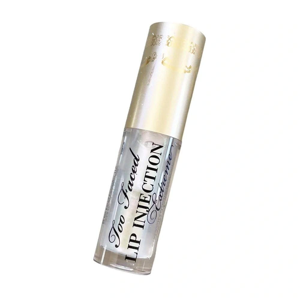 NEW Too Faced Lip Injection Extreme Instant and Long Term Plumper Clear Gloss